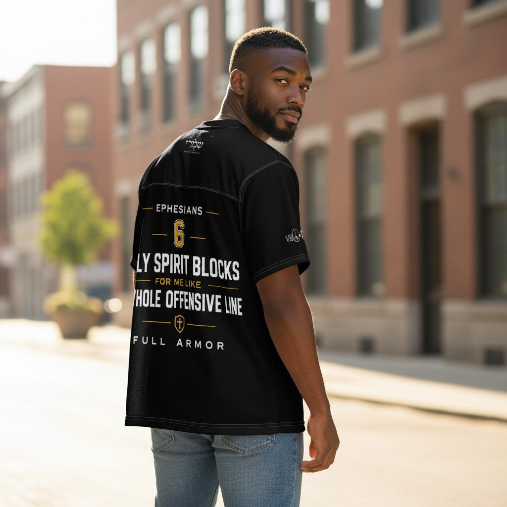 Eph 6 Armor Up Football Jersey Black