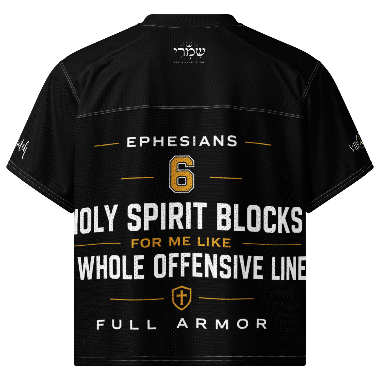 Eph 6 Armor Up Football Jersey Black
